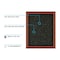 Ghent Recycled Bulletin Board, Satin Aluminum Frame, 4ft H x 7ft  4in W, Black ATR47-BK - alternate 2